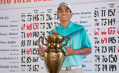 P.J. Samiere rallies to win Southwestern Amateur